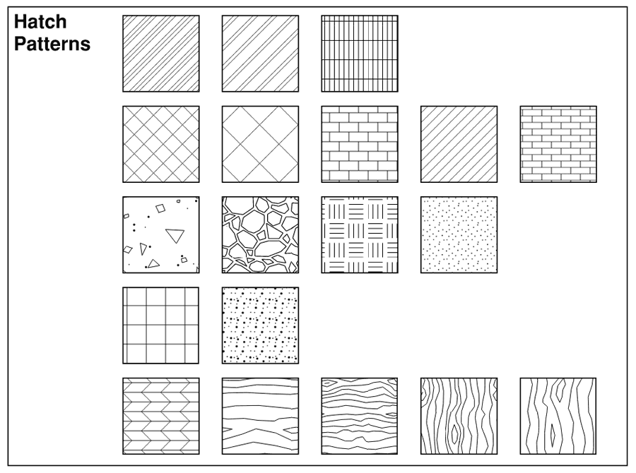Custom Architectural Hatch Patterns